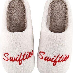 Unisex Fuzzy Memory Foam Slippers Water Resistant Indoor Outdoor Shoes